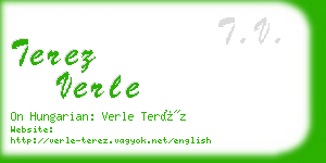 terez verle business card